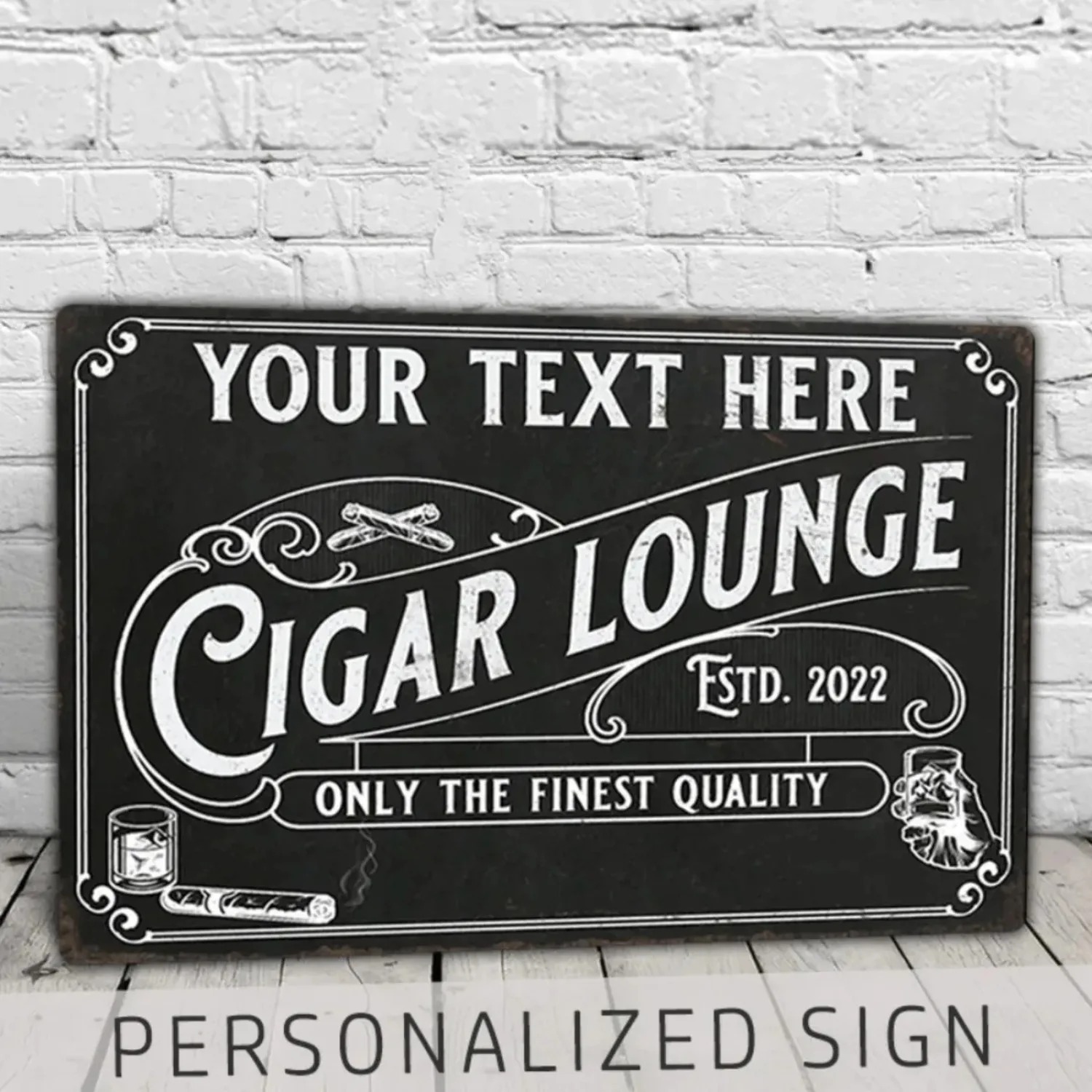 CIFbuy Anpassbares Zigarren-Al – Home Bar Lounge Bewertung und Preis